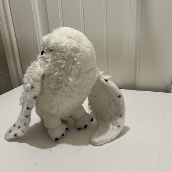 Harry Potter Owl Hedwig Plush White The Noble Collection Stuffed Animal 11" - Picture 4 of 9